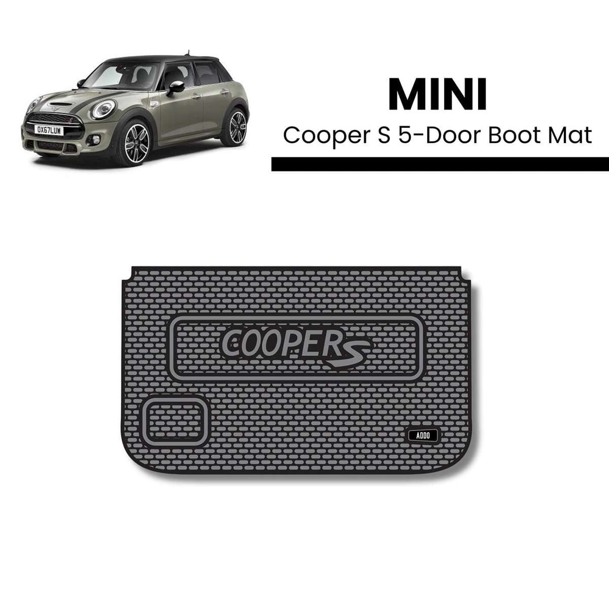 Mini Cooper S 5 Door Boot Mat