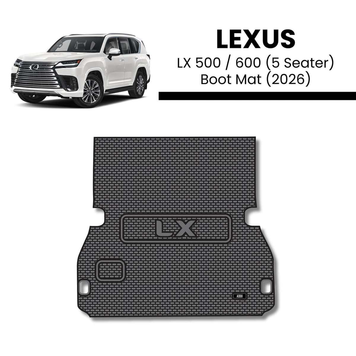 Lexus LX 500/600 (5 Seater) Boot Mat