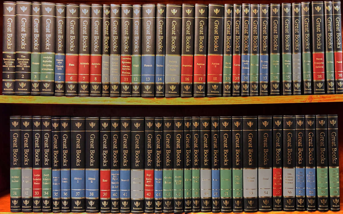 GREAT BOOKS OF THE WESTERN WORLD - 60 VOLUMES