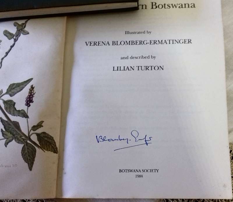 Flowering Plants of Eastern Botswana (Signed 1st Edition) and Some Protected flowers of the Cape ...