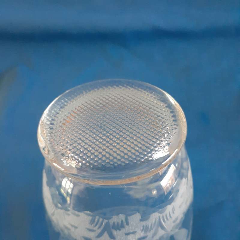 4 Etched victorian Tumblers - dancing Nude Lady Nymphs