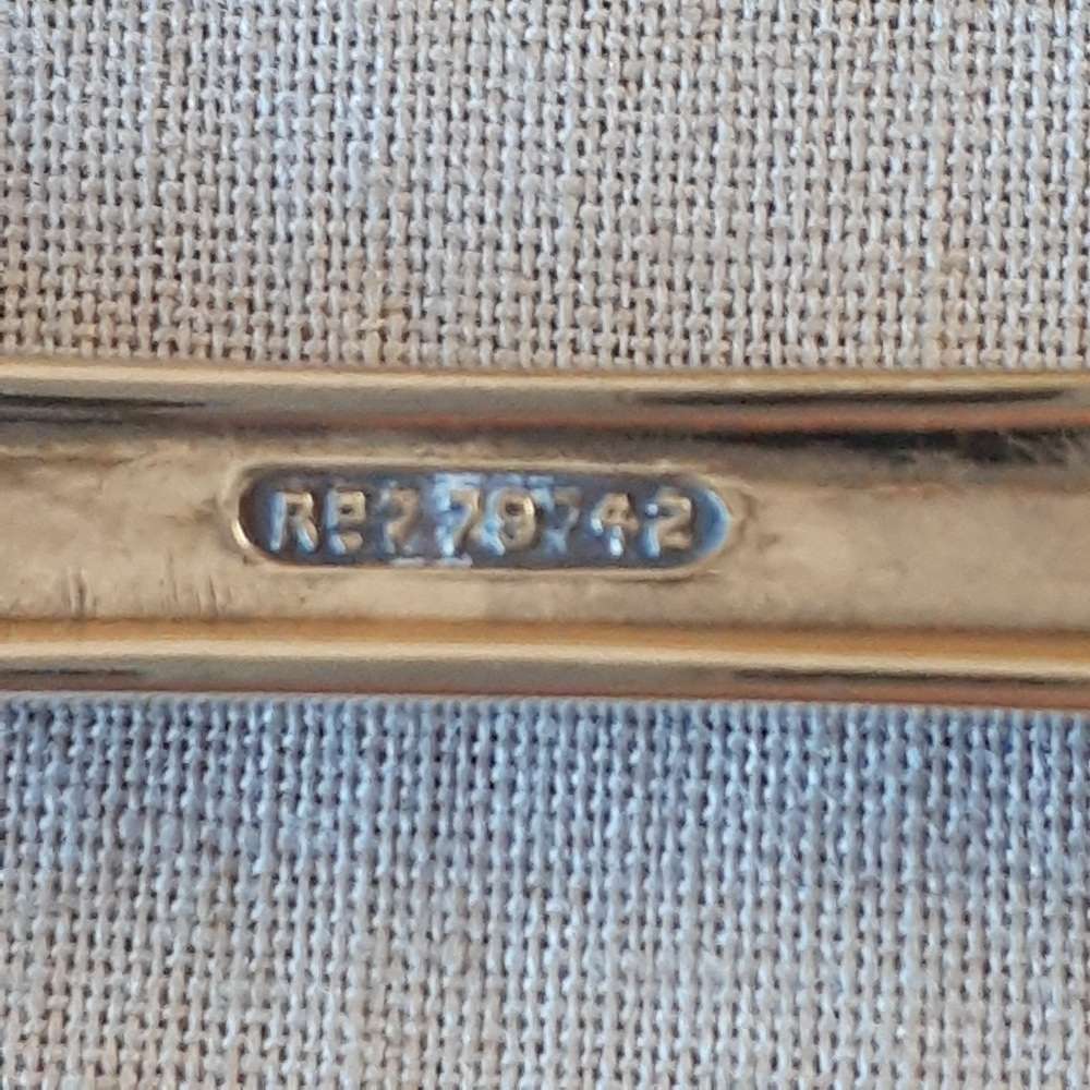 Fruit Set 6 spoons 1 Serving Spoon - Deco design on handles