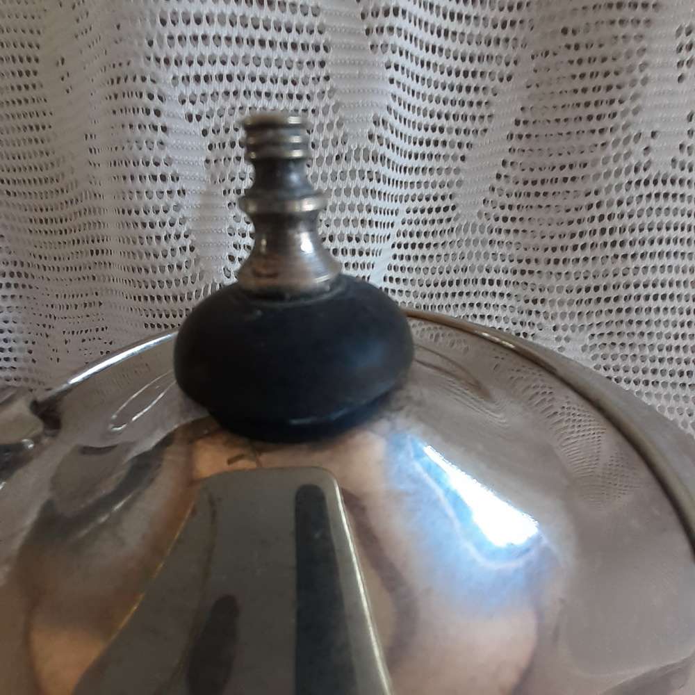 Silver Plate Tea Pot Yeoman Plate