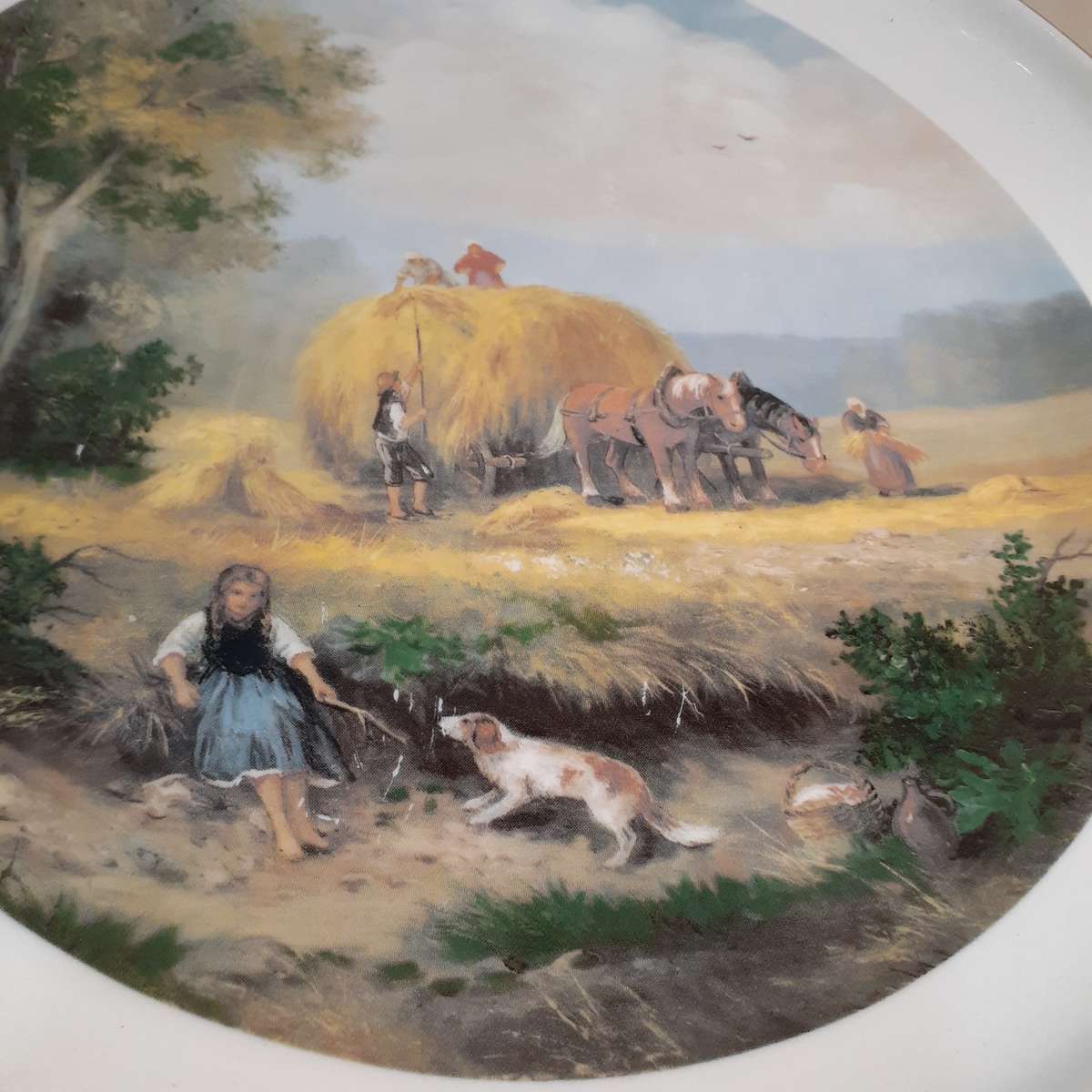 SA Ceramics - Constantia Plate 23cm Farm Artwork series