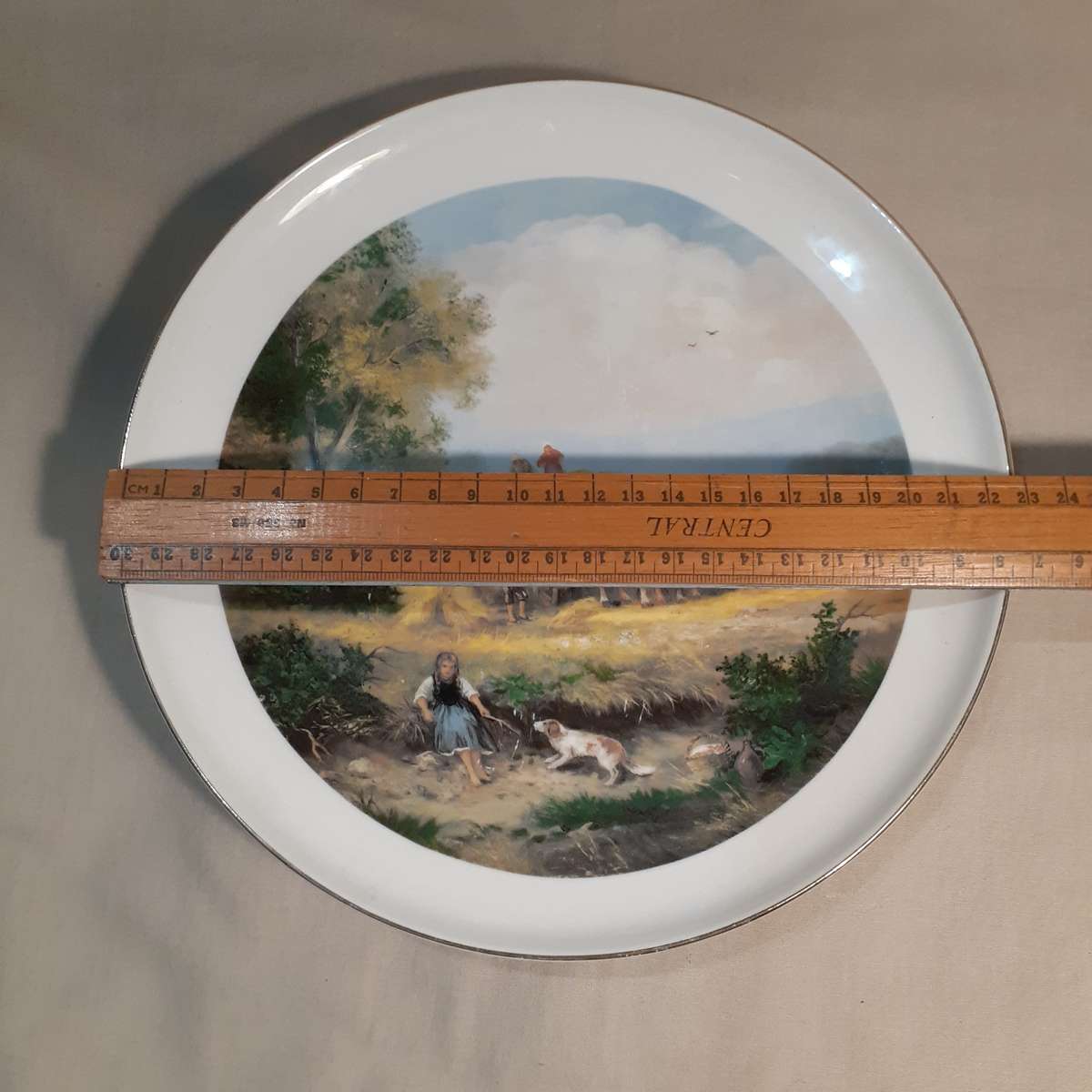 SA Ceramics - Constantia Plate 23cm Farm Artwork series