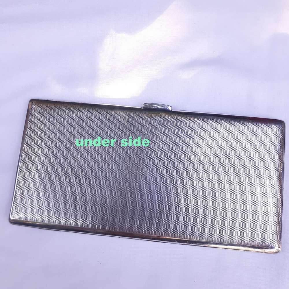 Silver Plated 1930's cigarette case for 30 Cigarettes