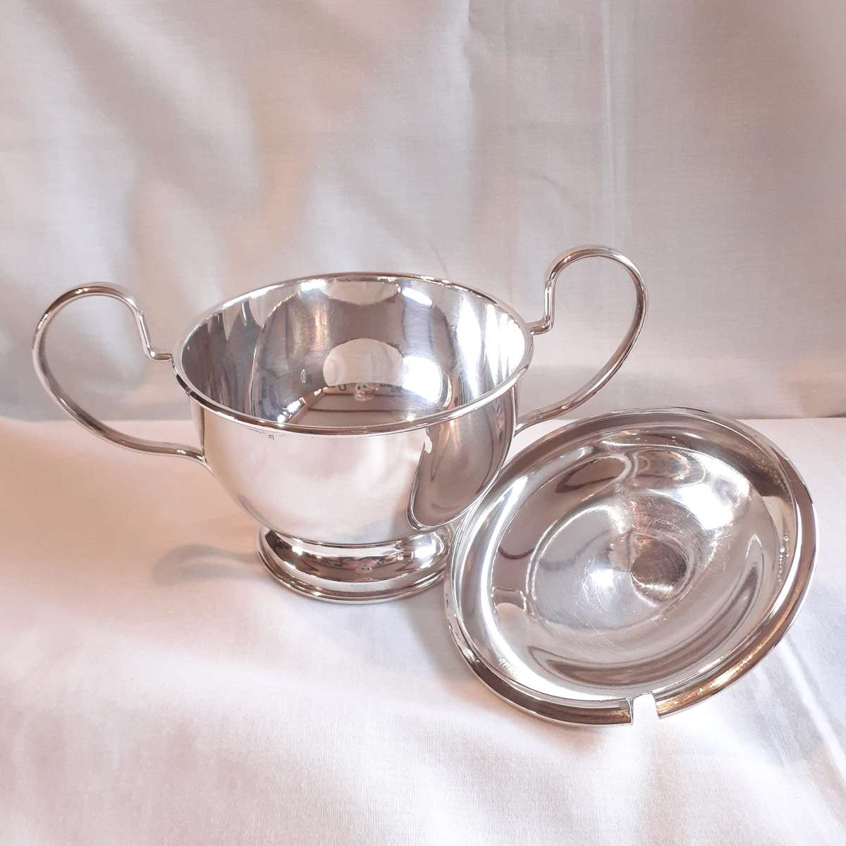 Sugar Basin Silver Plate on Copper Goodwin Plate - VG condition