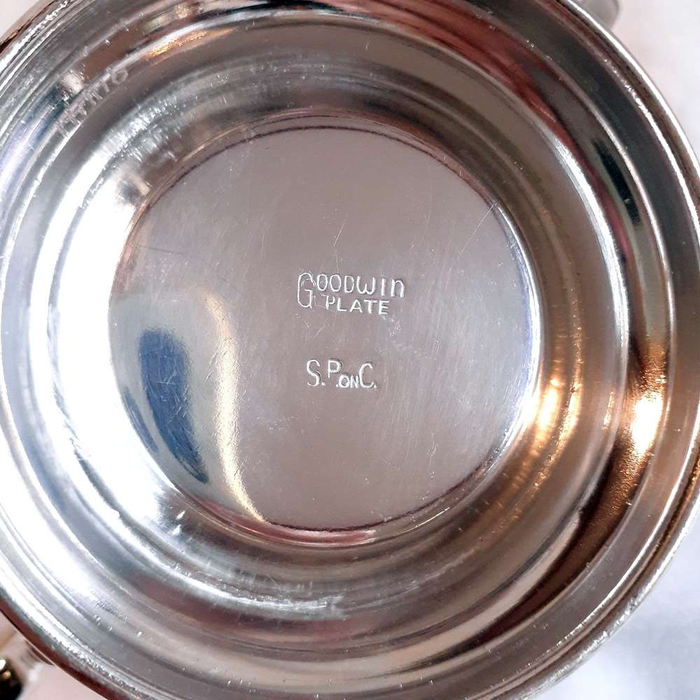 Sugar Basin Silver Plate on Copper Goodwin Plate - VG condition