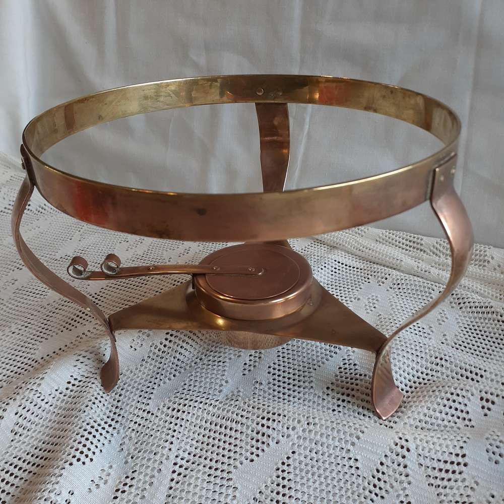Copper Chafing Dish - DURO BandM Portugal - spirit poaching pan
