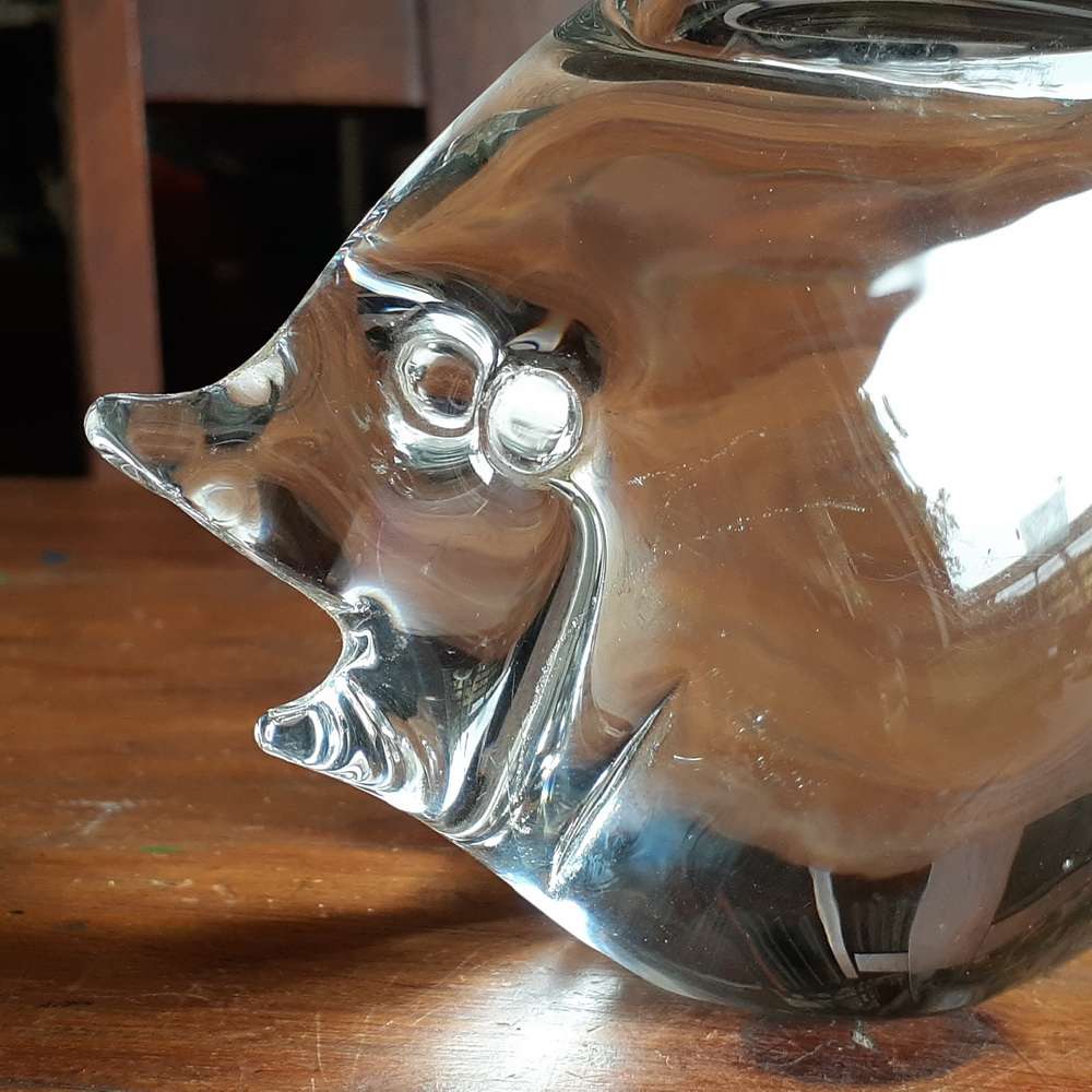 Clear Glass handmade fish