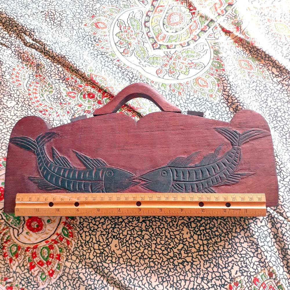 African Ghana Oware wooden board game calculus - Mancala