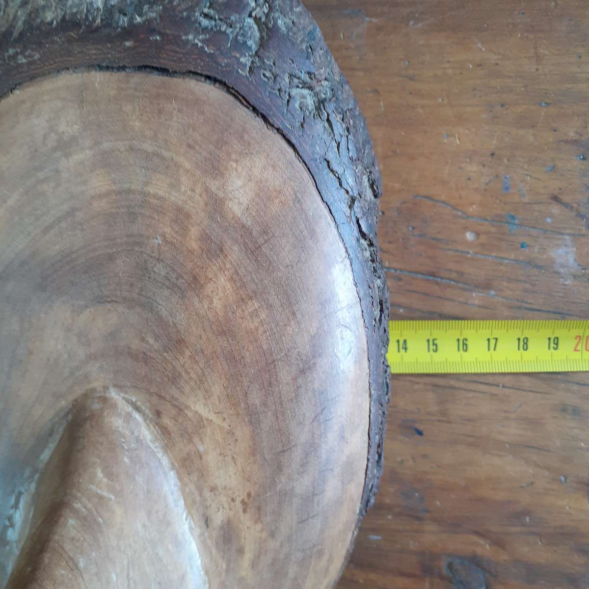 Wooden duck - hand carved  30 cms