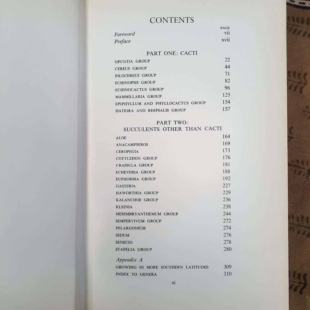 Cacti and other Succulents Edgar Lamb Vol 1 - 1963