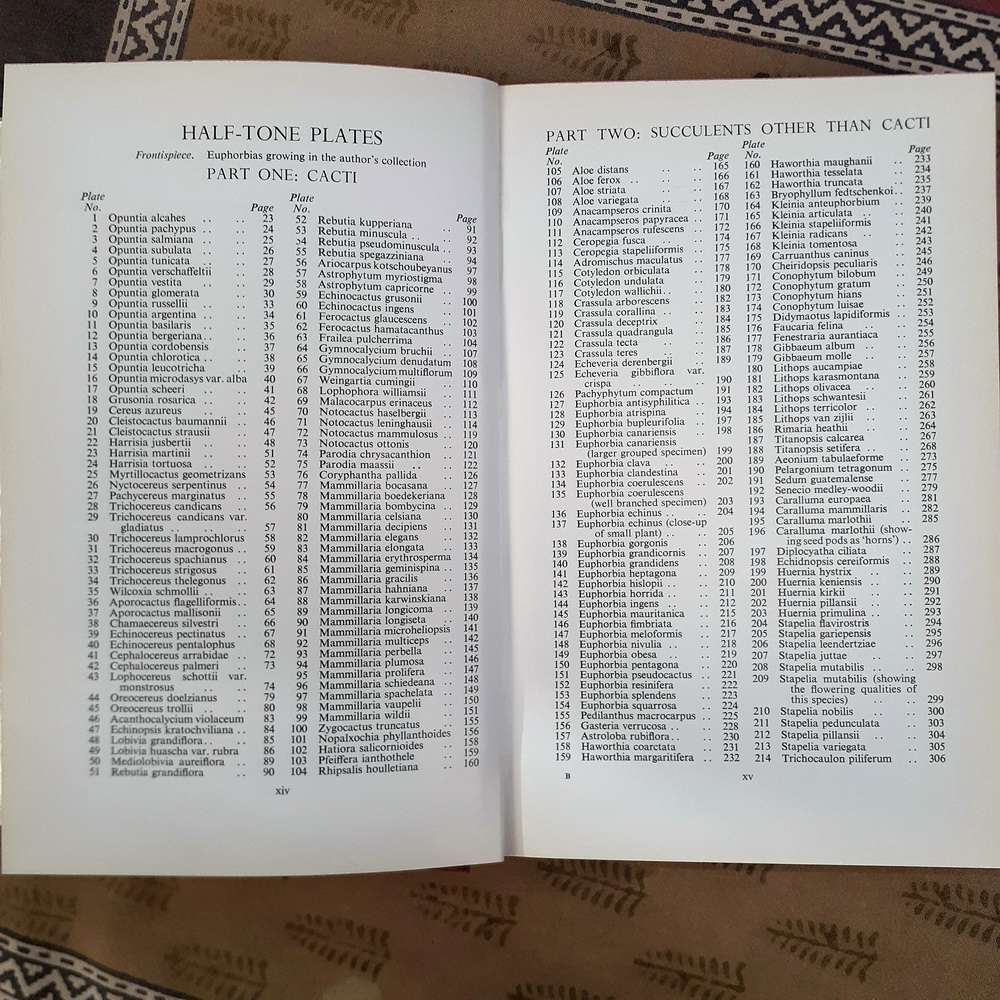 Cacti and other Succulents Edgar Lamb Vol 1 - 1963