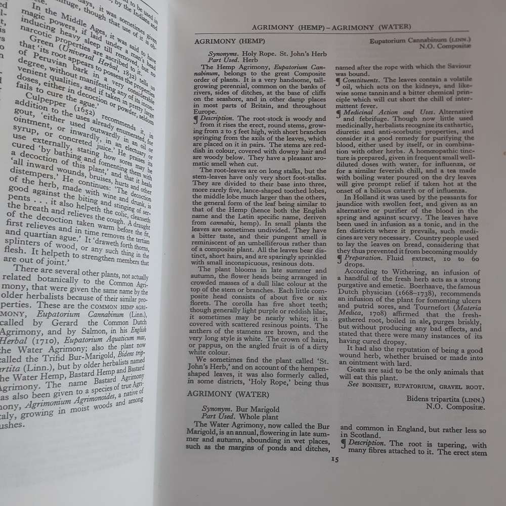 A Modern Herbal: The Medicinal, Culinary, Cosmetic, and Economic Properties etc