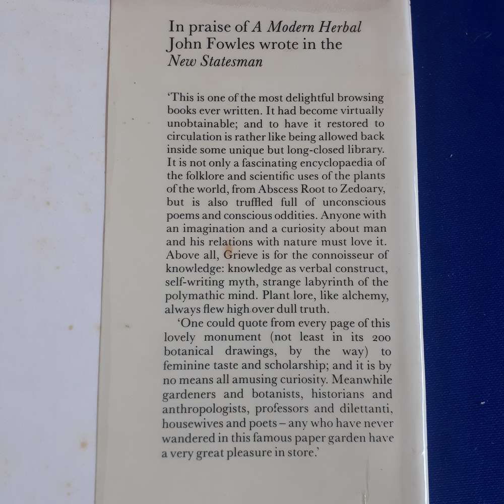 A Modern Herbal: The Medicinal, Culinary, Cosmetic, and Economic Properties etc