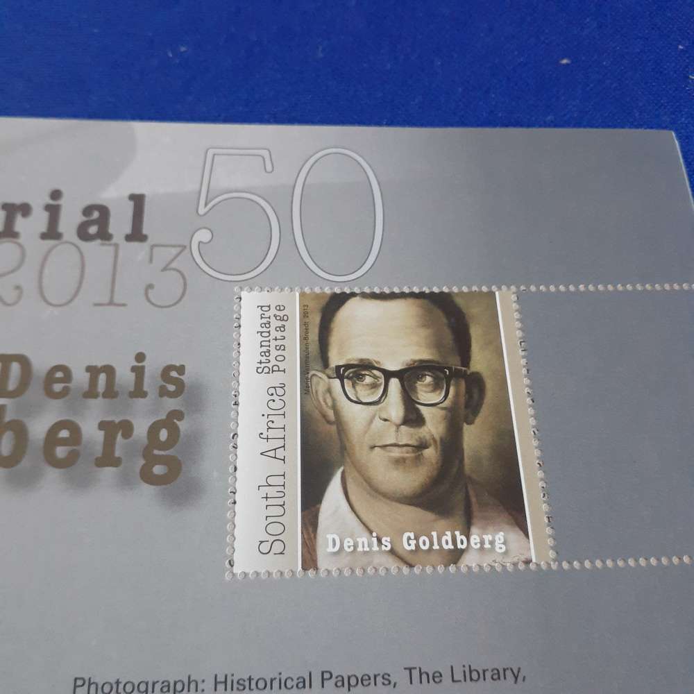 50 year commemorative Stamp booklet of the Rivonia Trial.  12 sheets