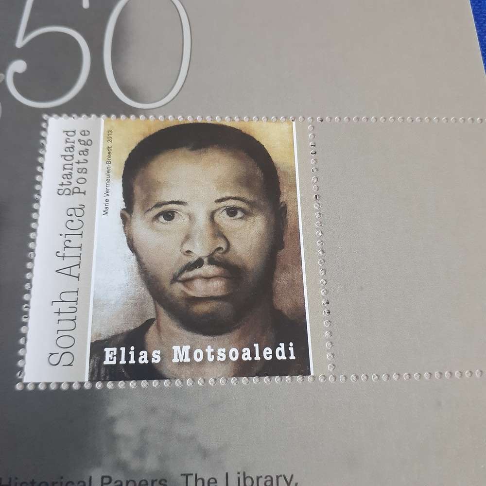 50 year commemorative Stamp booklet of the Rivonia Trial.  12 sheets