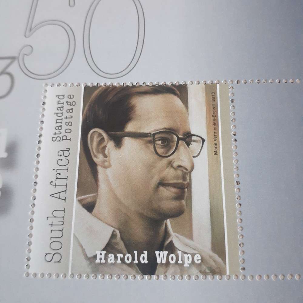 50 year commemorative Stamp booklet of the Rivonia Trial.  12 sheets