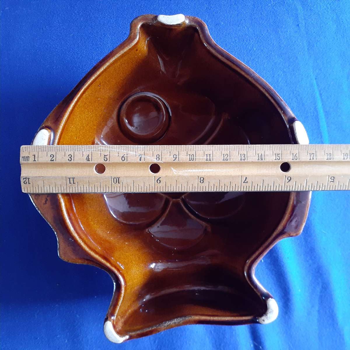 vintage Ceramic fish shaped mold - made in w-germany kitchen decor