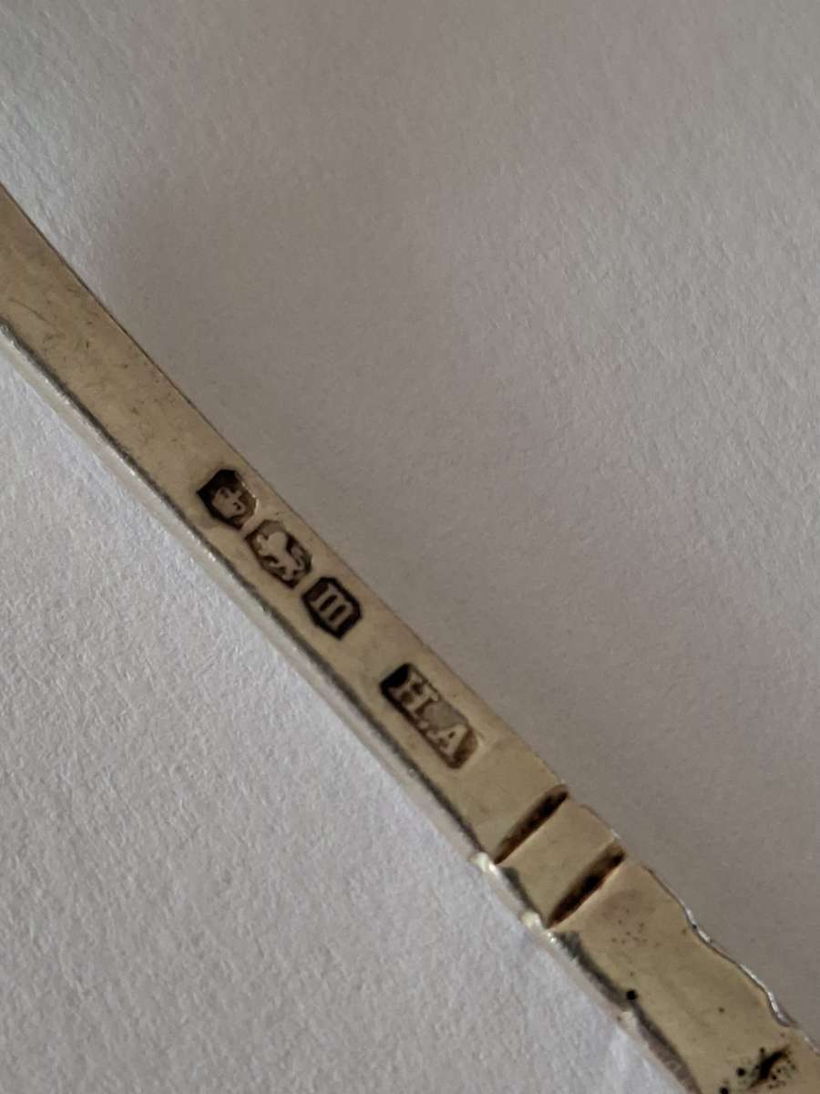 Pretty Hallmarked Silver Teaspoon 12.13g