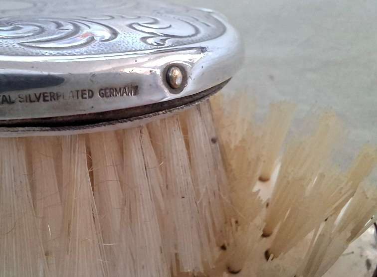 Brush Set - German Silver Plate