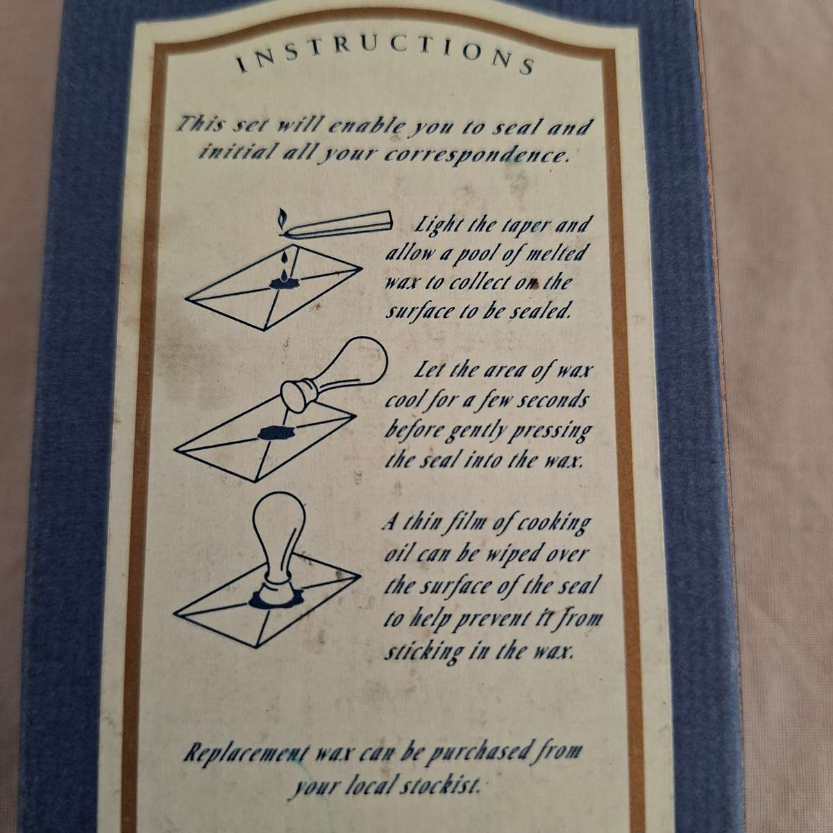 Brass Letter Sealing set with a J