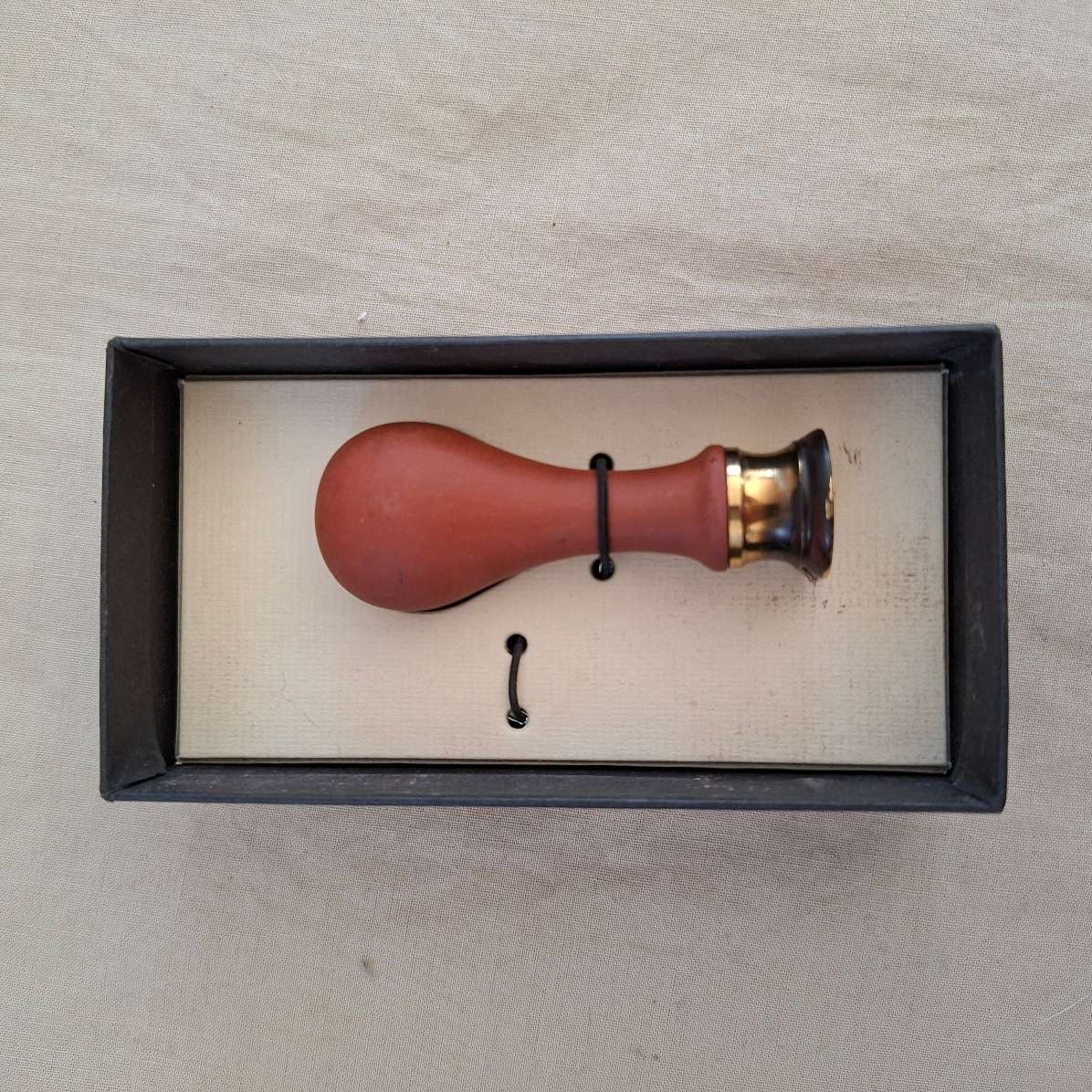 Brass Letter Sealing set with a J