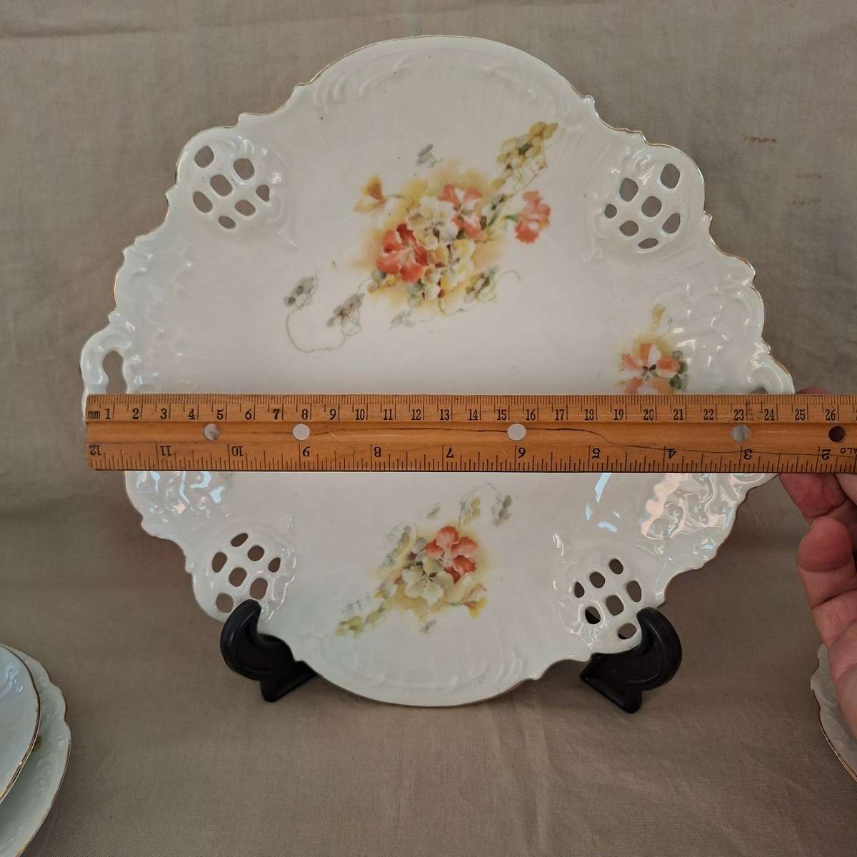 BRC Germany antique tea set Circa 1898-1903 Moliere - 6 trios tea plate jug and bowl