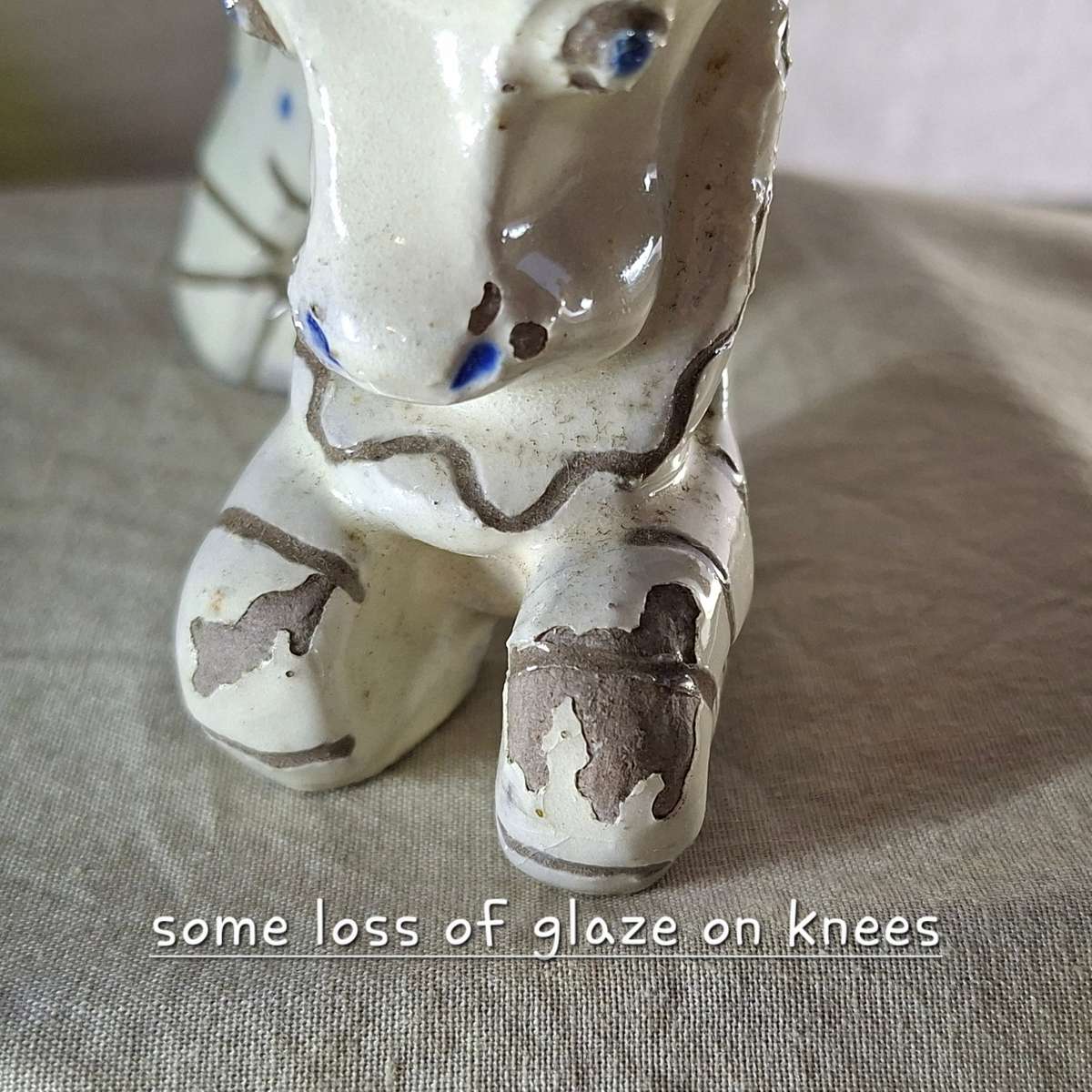 SA studio pottery Hamburgers Pottery Grahamstown - Small cow/bull