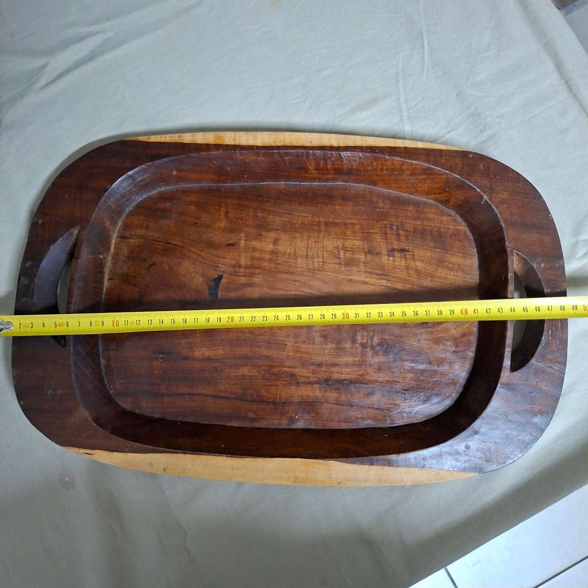 traditional african meat platter - Kiaat - Mukwa wood