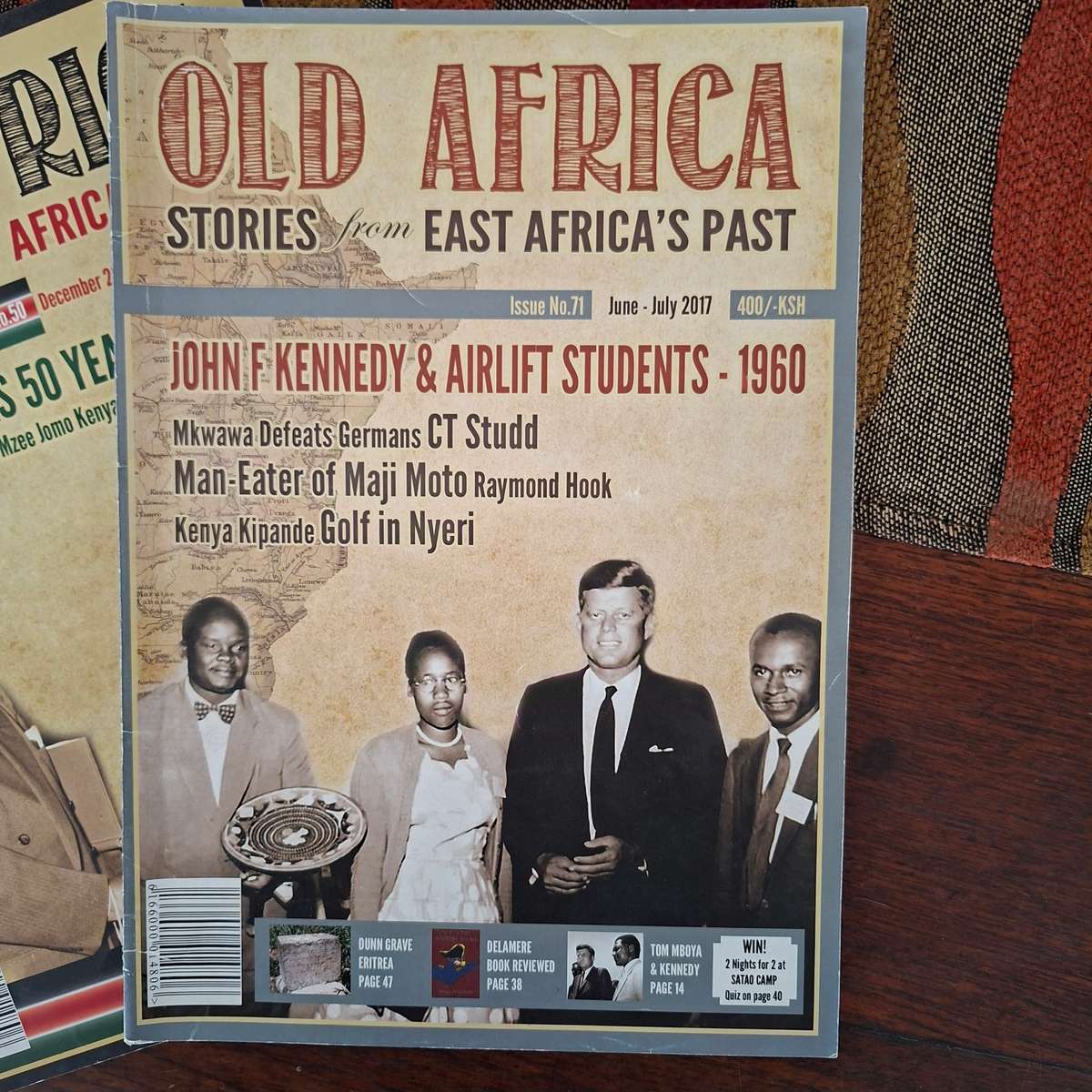 3 Old Africa Magazines Stories from East Africa's Past - Printed in Kenya  issues 50 60 and 71