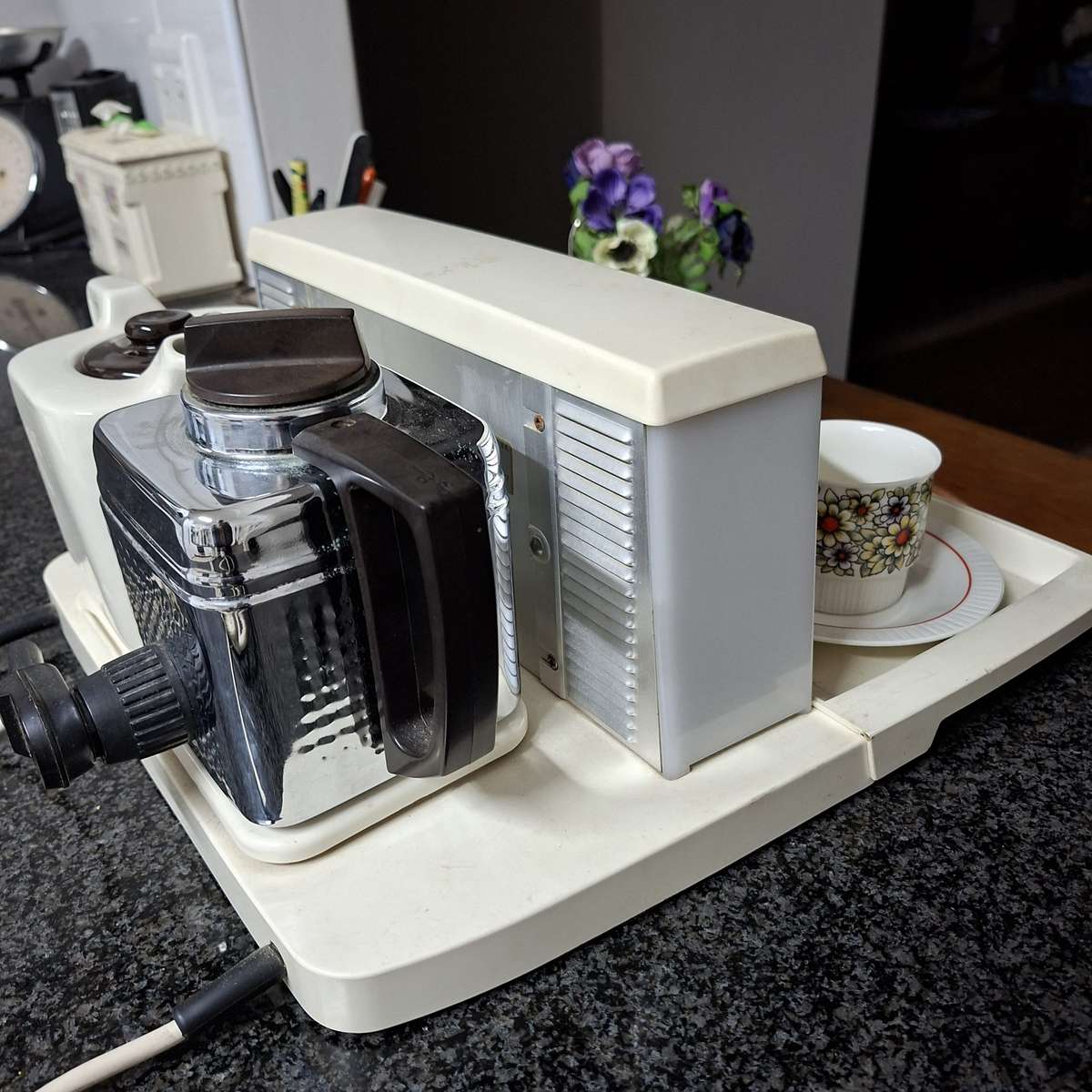 Vintage Retro Goblin automatic tea maker with alarm1970 model - works well!!!