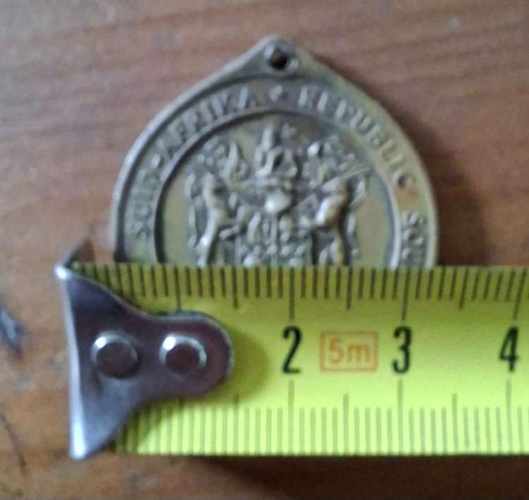 SA Republic 31.5.1961 medallion. 