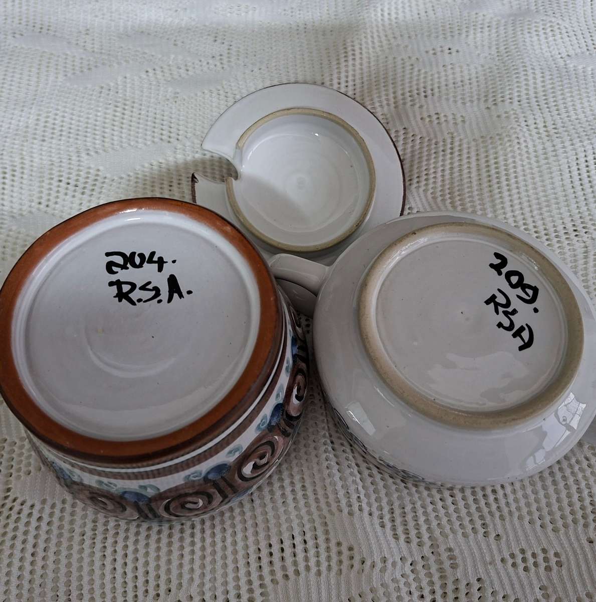 RSA pottery - The Old Jar Benoni -  hand painted Italian influence