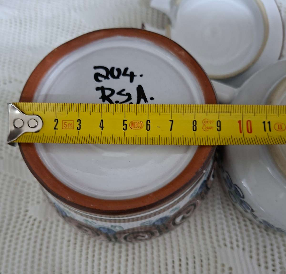 RSA pottery - The Old Jar Benoni -  hand painted Italian influence
