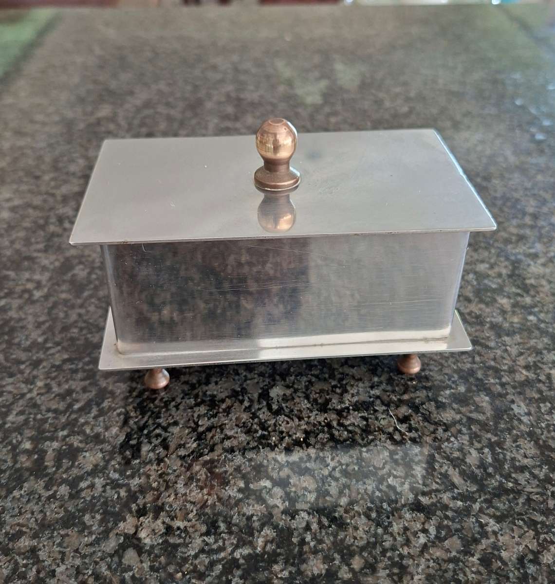 Stainless Steel jewelry trinket box