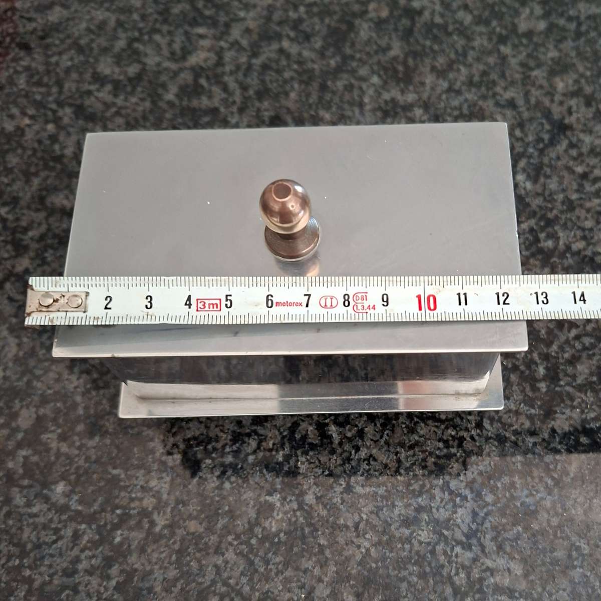 Stainless Steel jewelry trinket box