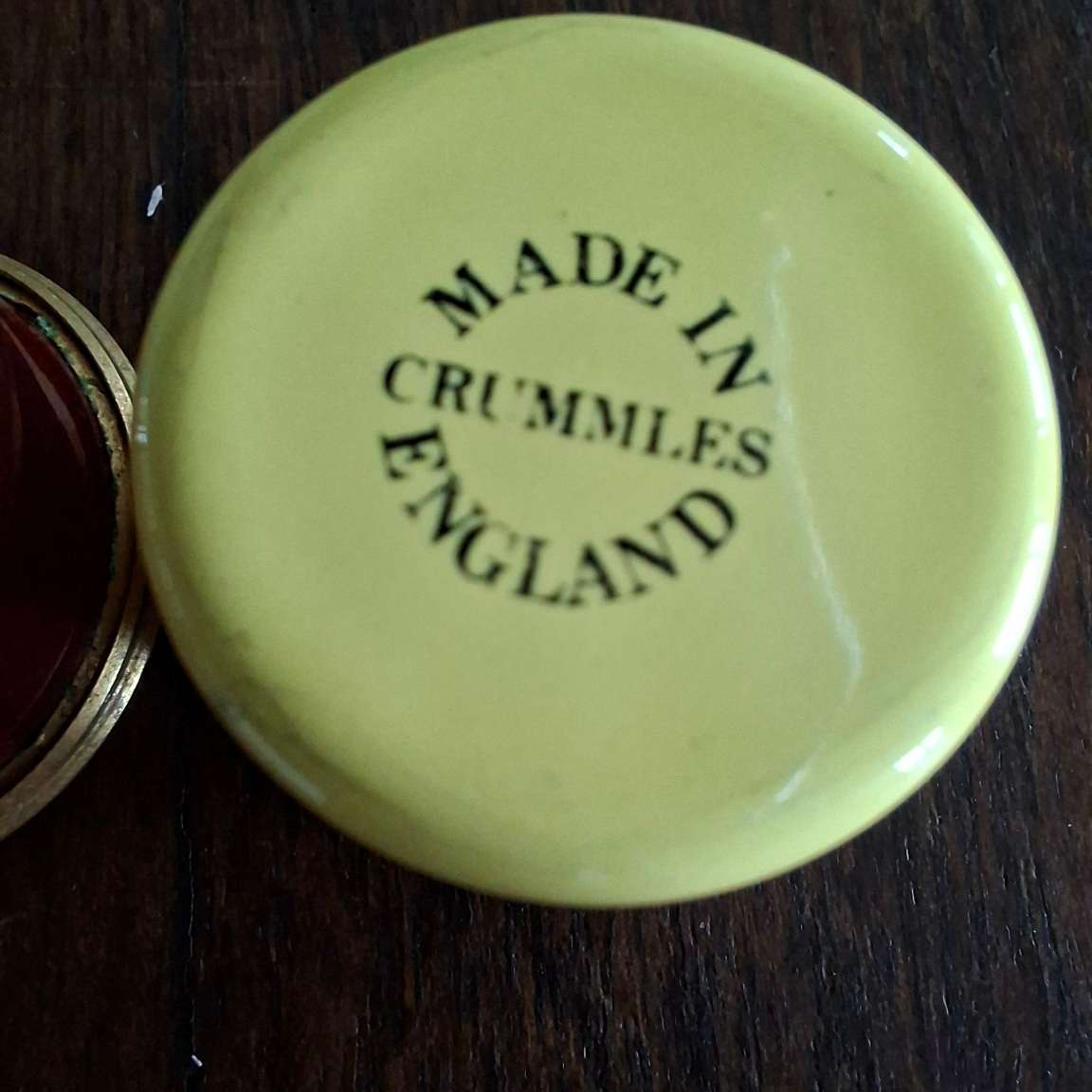 Three enamelled pill boxes circa 1980 - Made in the UK