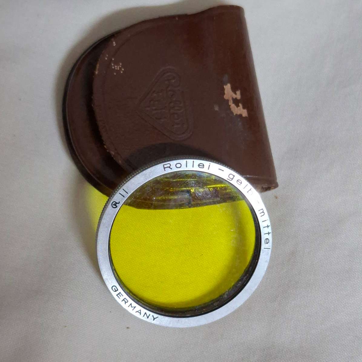 Camera photography lens filter - rollei med yellow
