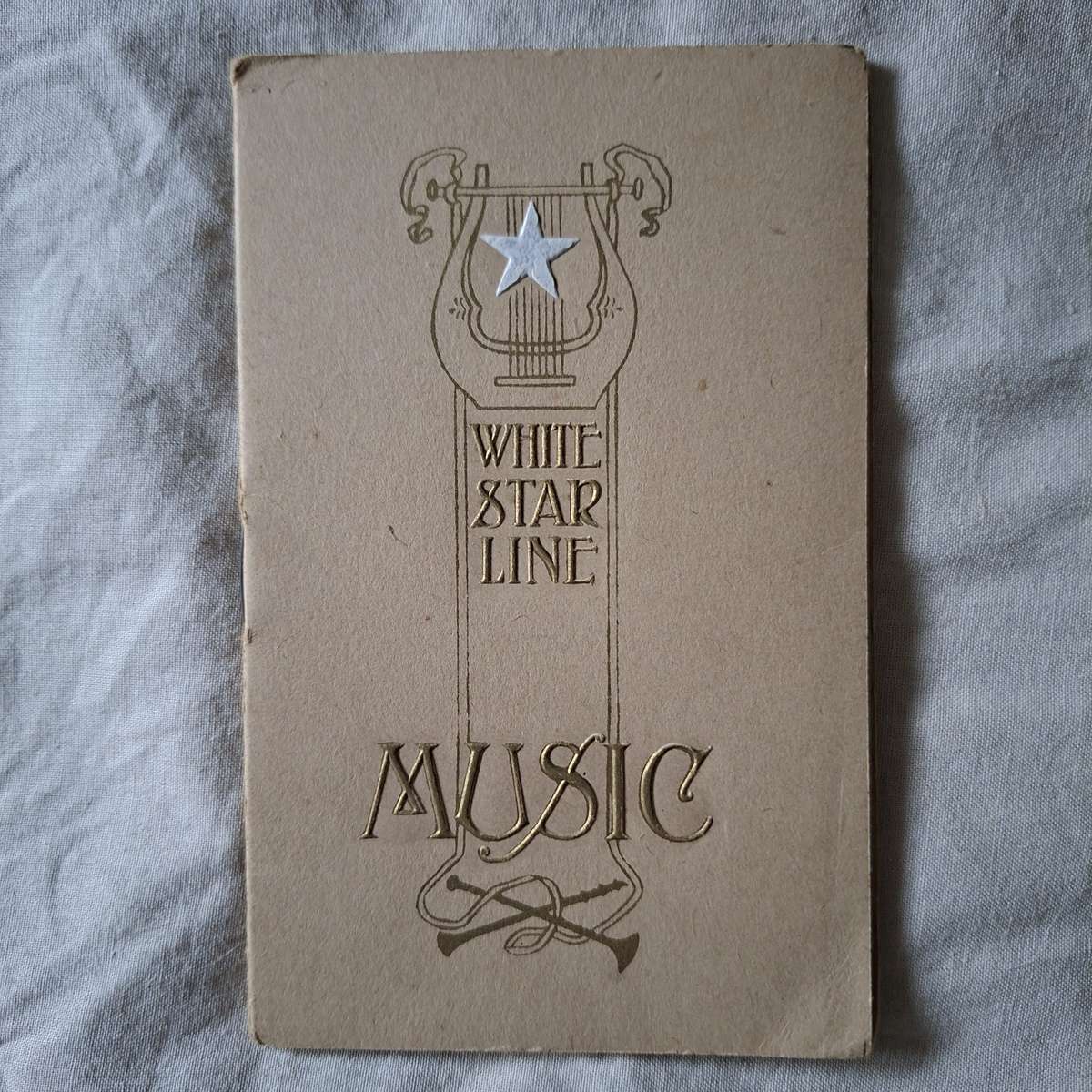 White Star shipping Line Music Request Book - Luxury Passenger Liners