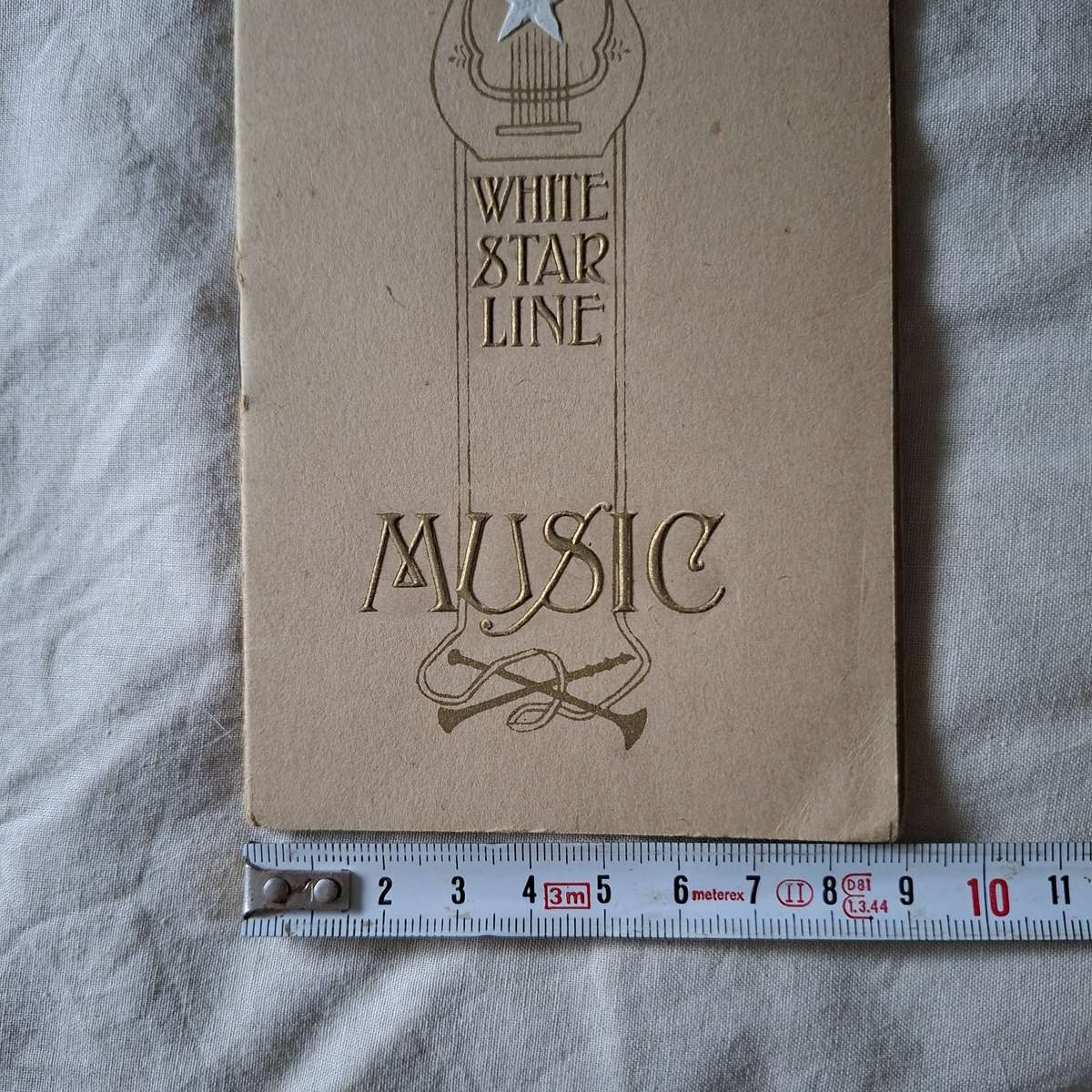 White Star shipping Line Music Request Book - Luxury Passenger Liners
