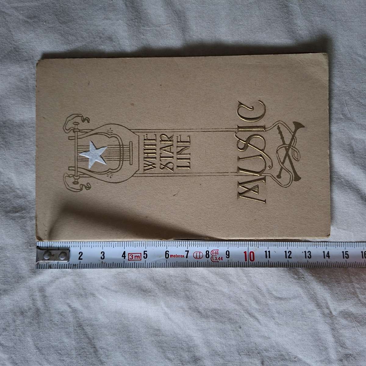 White Star shipping Line Music Request Book - Luxury Passenger Liners