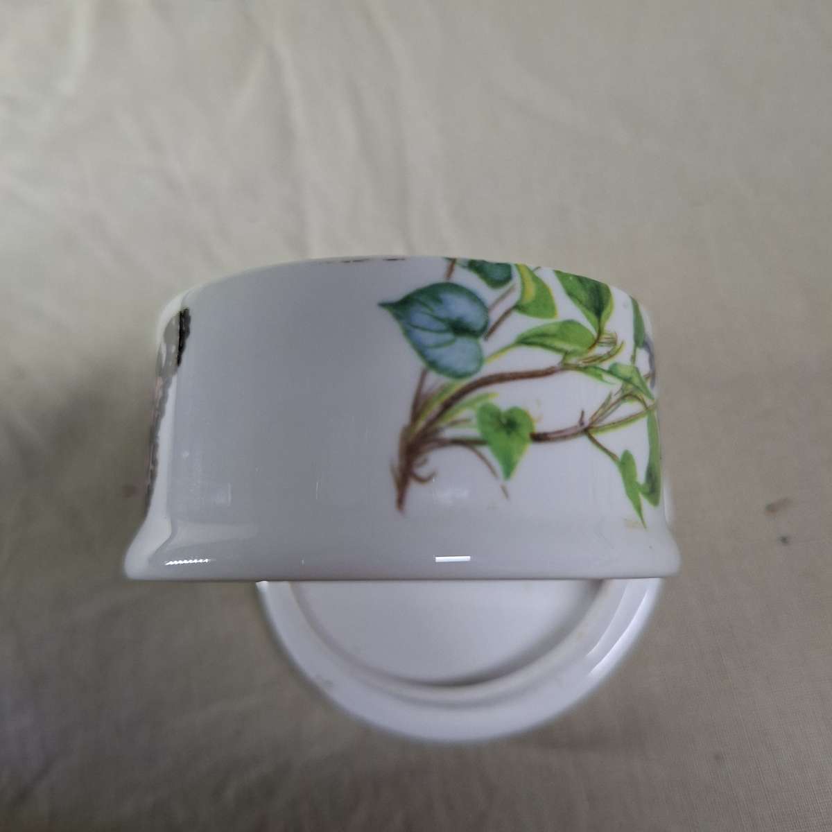 Pill box fine english porcelain - Spring - diary of a victorian lady  6.6 cms dia approx