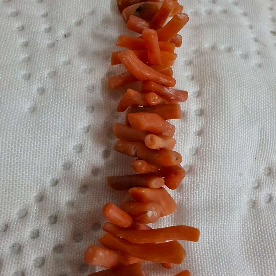 Branched coral vintage necklace