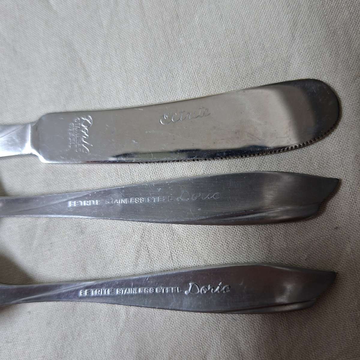 Eetrite 6 cake forks and 6 knives - butter - pate