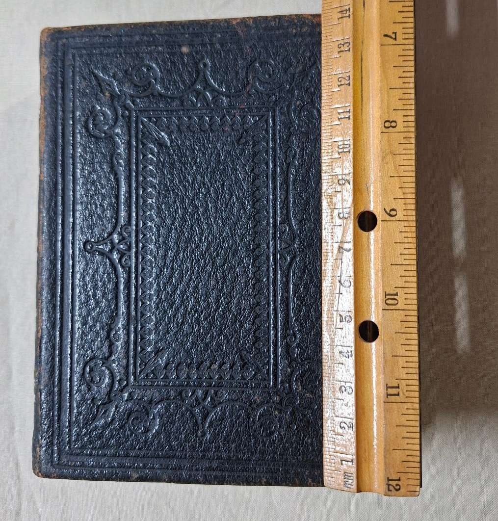Antique Bible Gaelic Welsh - Y Bibl - leather bound