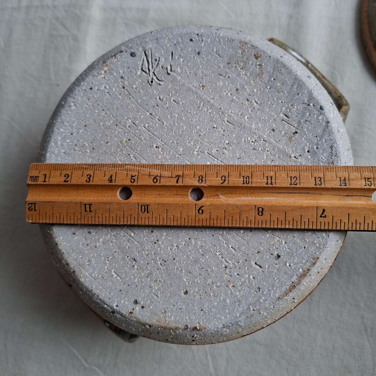 SA Pottery lidded bowl -  approx 15cms dia