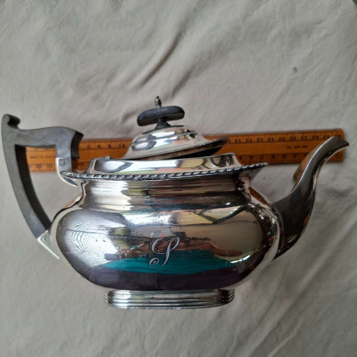 EPNS Walker and Hall Tea Set - tea pot, sugar basin and jug - early 1900's