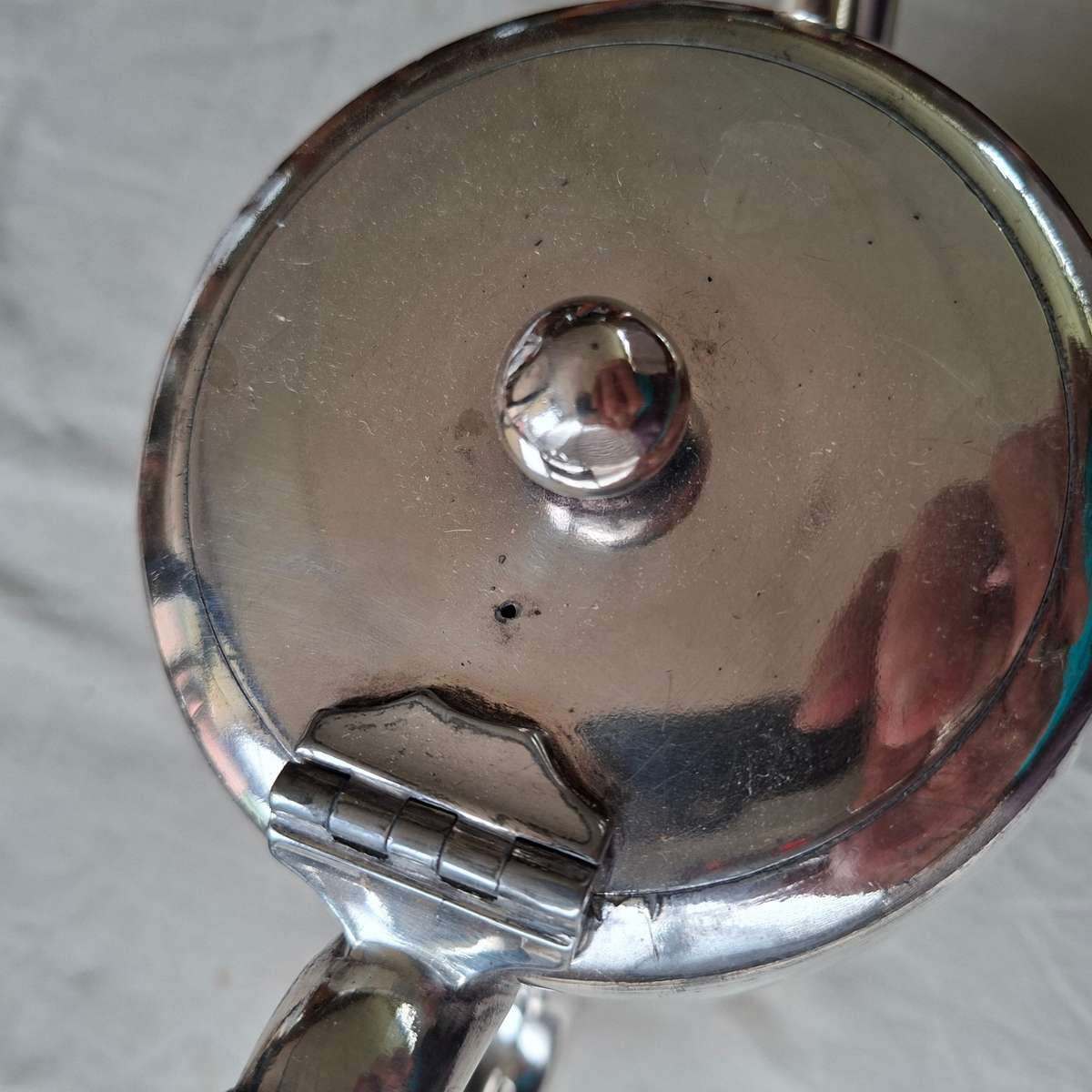 Silver plate tea pot - EPBM Sheffield - Berry &amp; Sons?